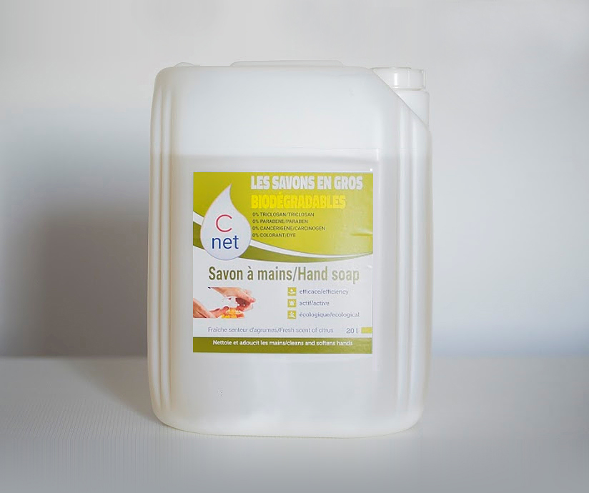 Savon à mains biodégradable
