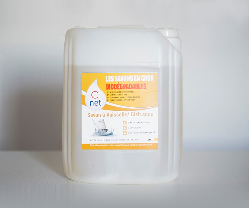Savon à vaisselle biodégradable
