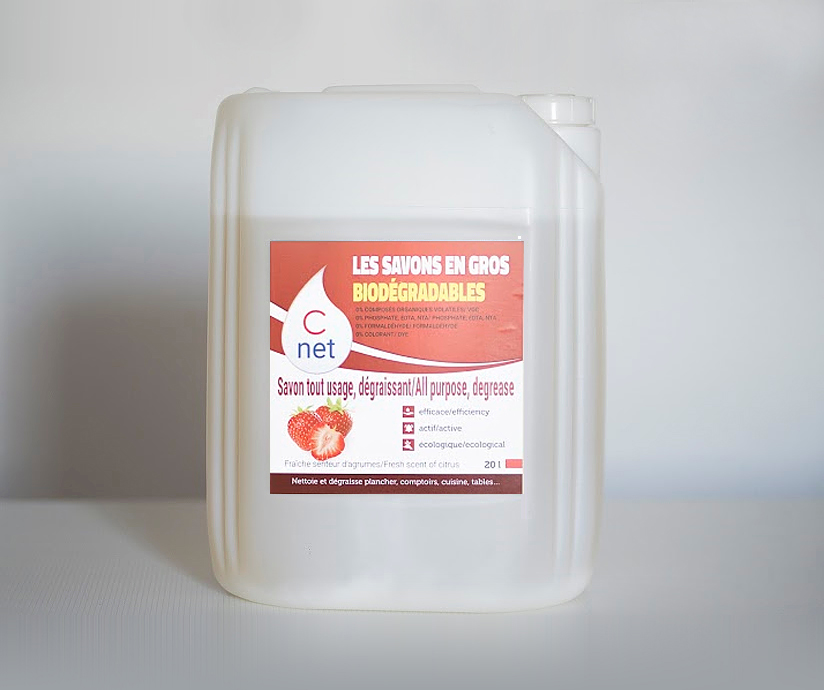 Savon tout usage dégraissant biodégradable